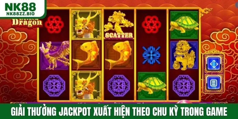 Giải thưởng jackpot xuất hiện theo chu kỳ trong game